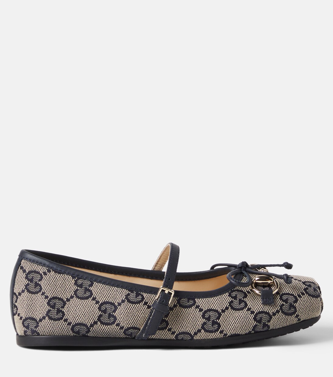 Horsebit GG Canvas ballet flats | Gucci Kids