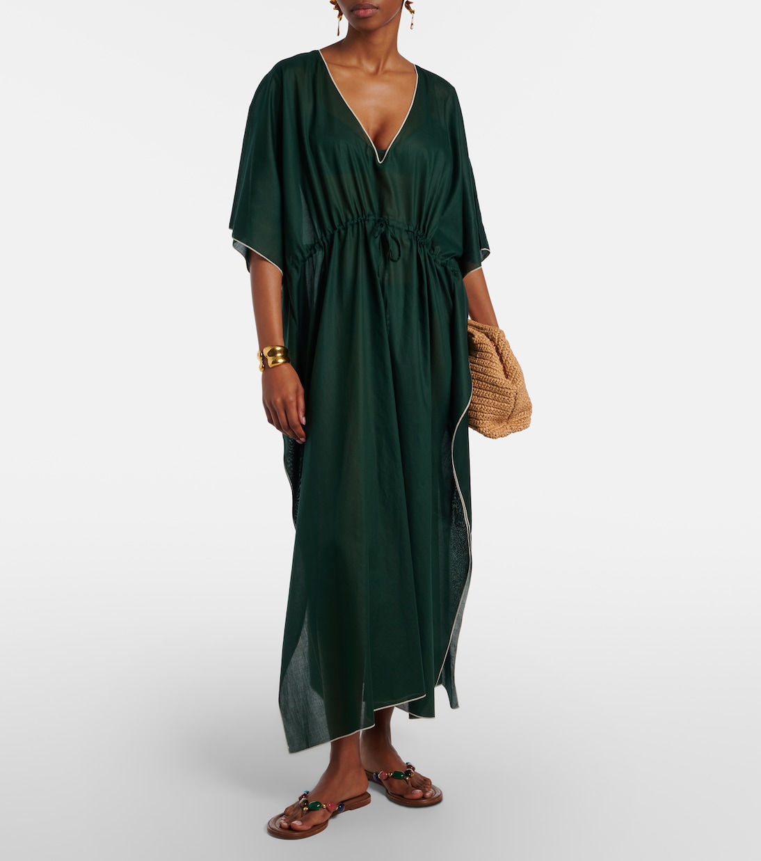 Voilier cotton voile kaftan | Eres