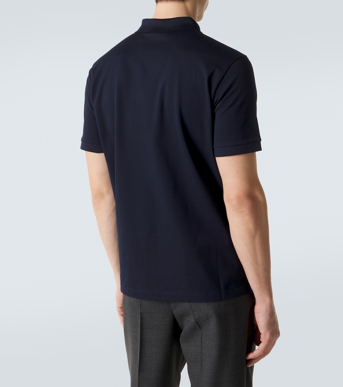 Cotton piqué polo shirt | Prada