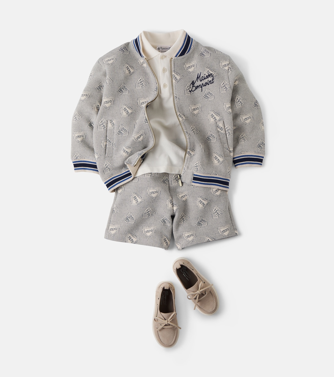 Veste Lantern en jacquard de coton mélangé | Bonpoint