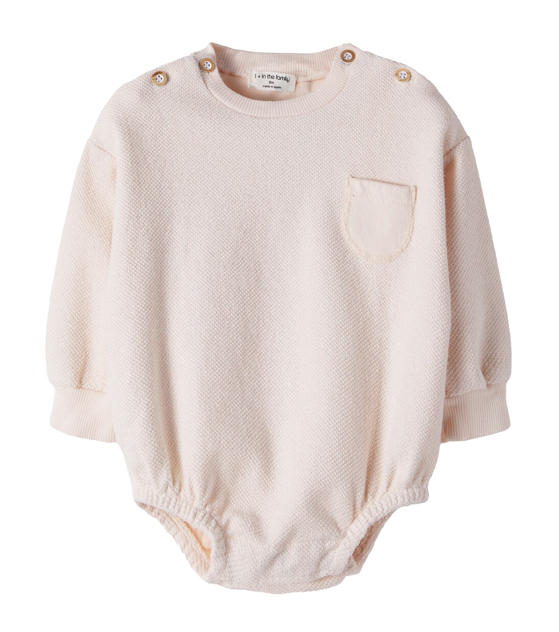 Baby Paros fleece bodysuit | 1 + in the Family