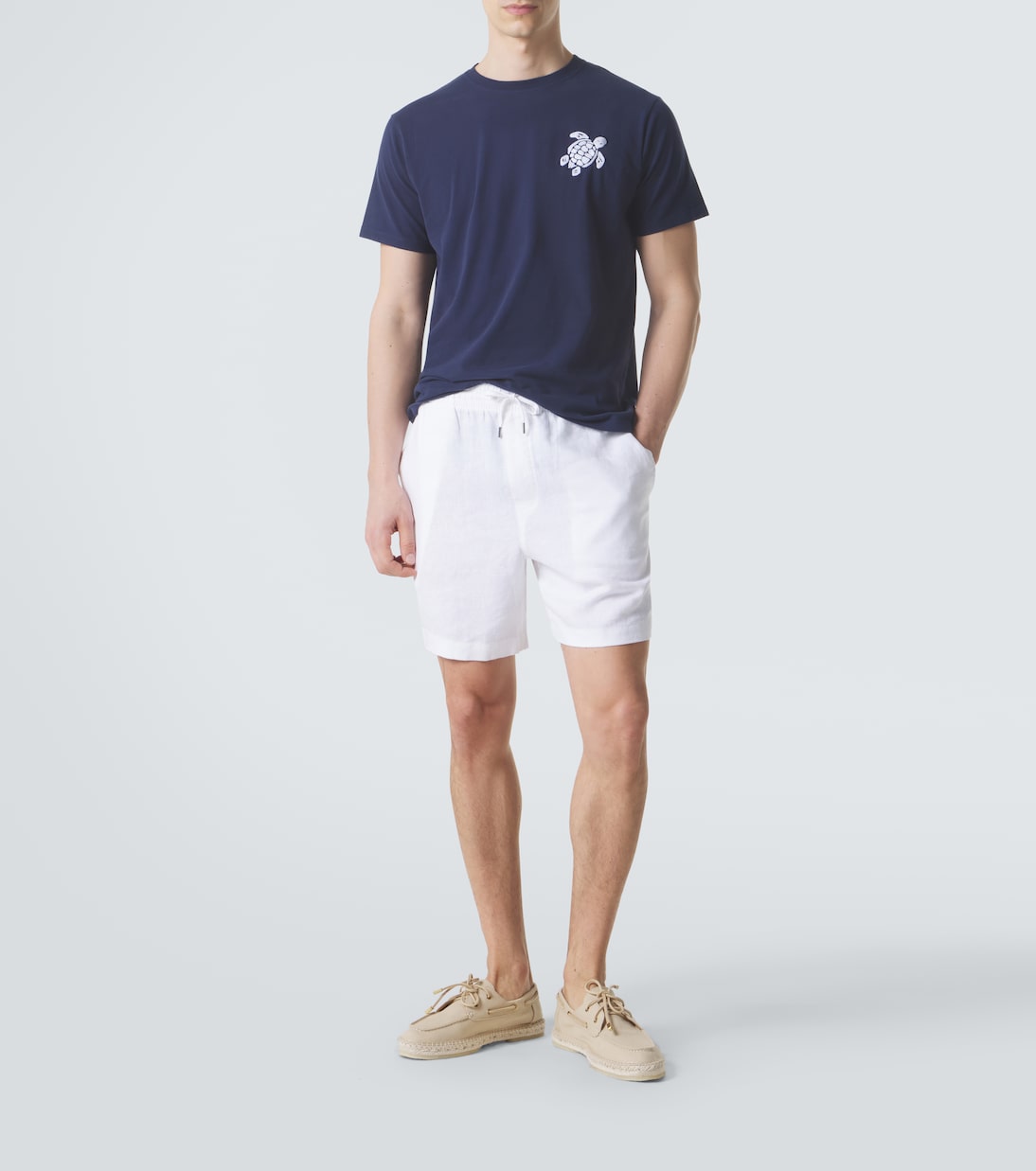 Embroidered cotton jersey T-shirt | Vilebrequin