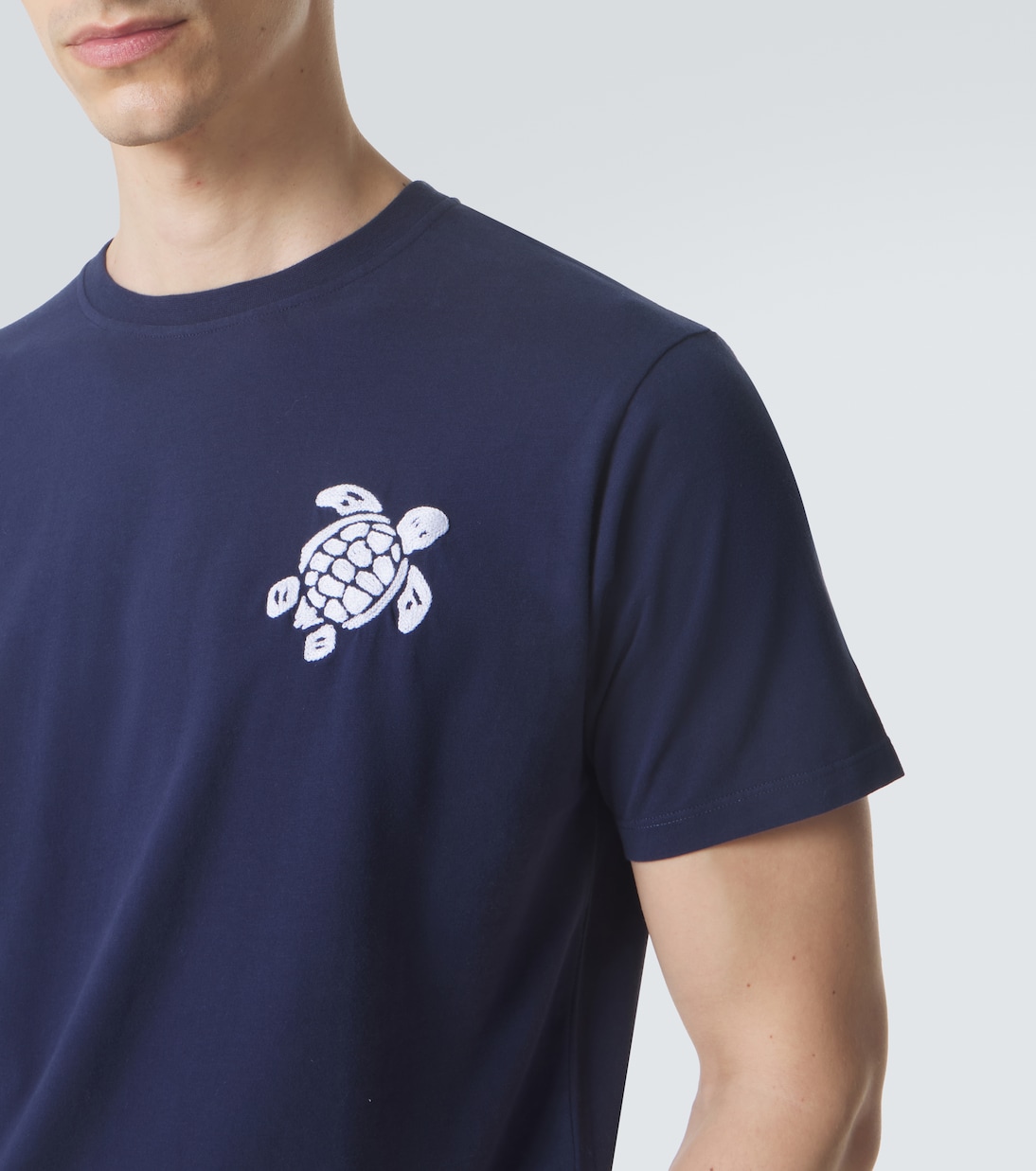 Embroidered cotton jersey T-shirt | Vilebrequin