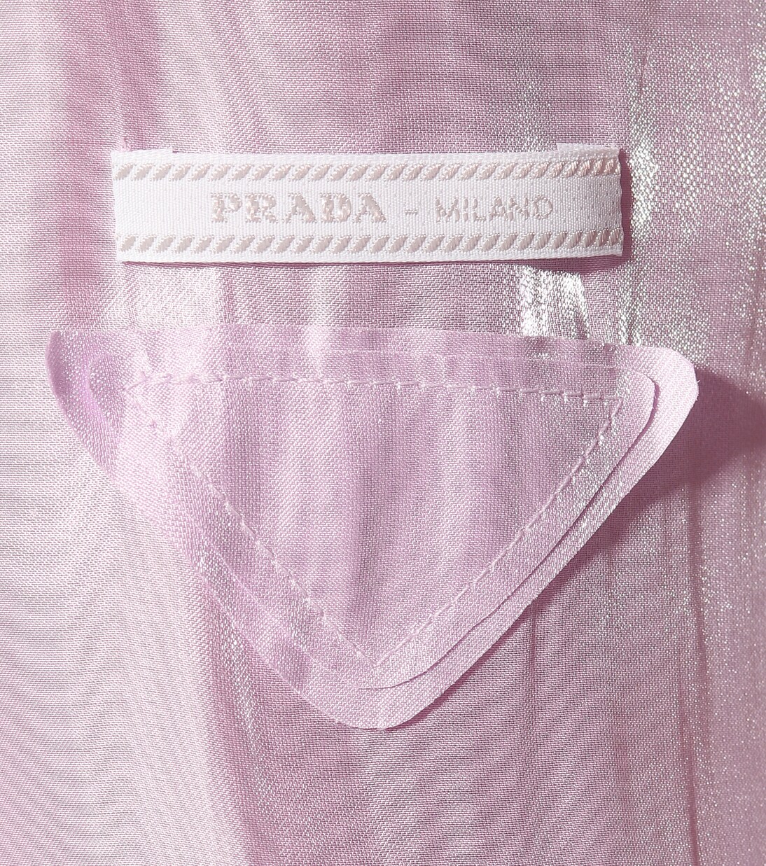 Gonna in Seta Charmeuse Prada con Decorazioni in Pizzo per Giovani Stilisti