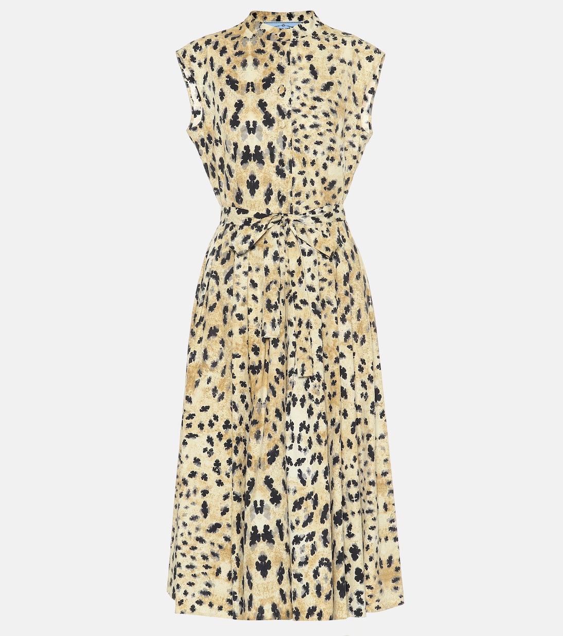 Robe imprimée en coton | Prada