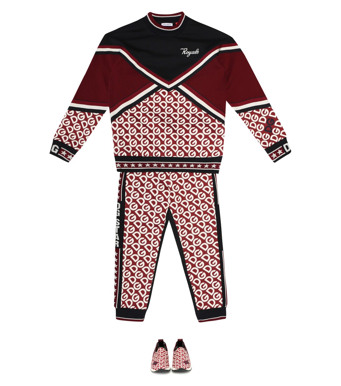 Felpa a stampa in cotone | Dolce&Gabbana Kids