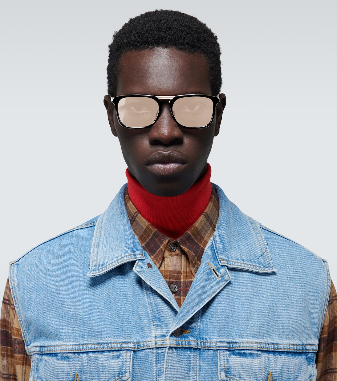 Gafas de sol de acetato cuadradas | Gucci