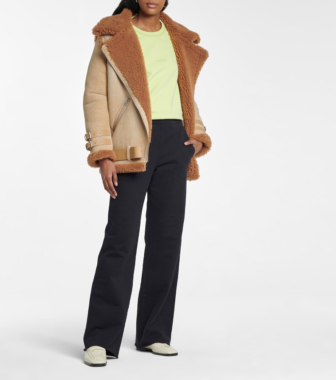 Wide-leg cotton sweatpants | Acne Studios