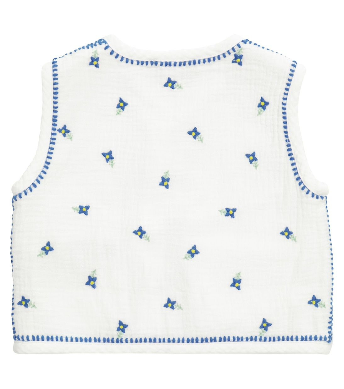 Chaleco de algodón bordado | Stella McCartney Kids