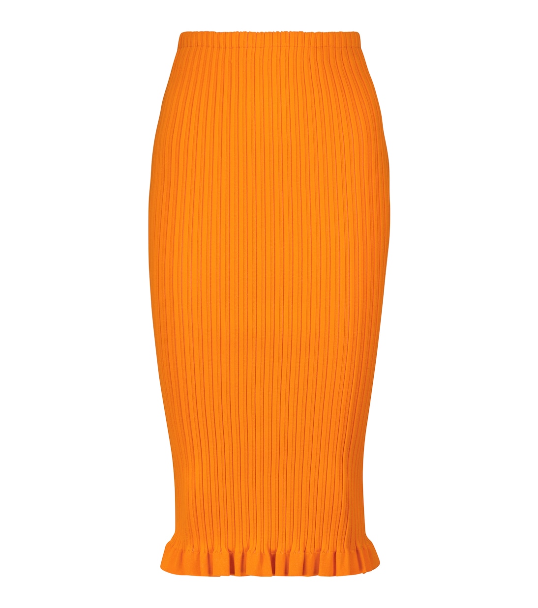 Gonna midi in misto cotone a coste | Acne Studios