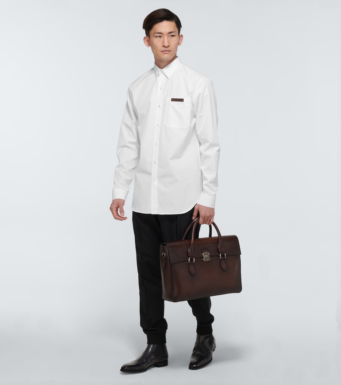 Camisa de algodón de manga larga | Berluti