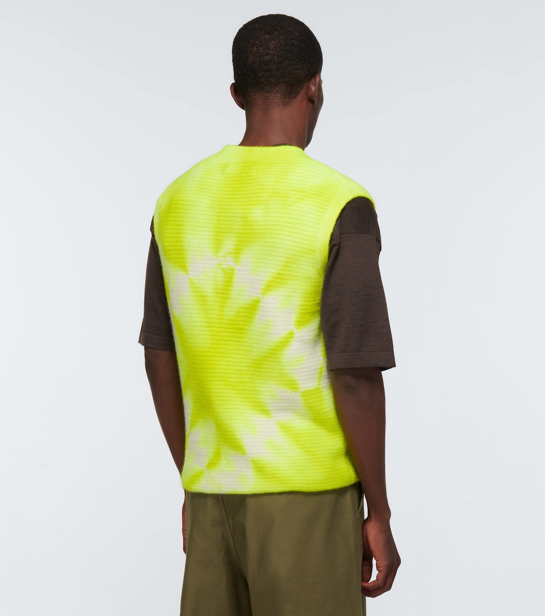 Gilet Diamond Horizon con scollo a V | The Elder Statesman