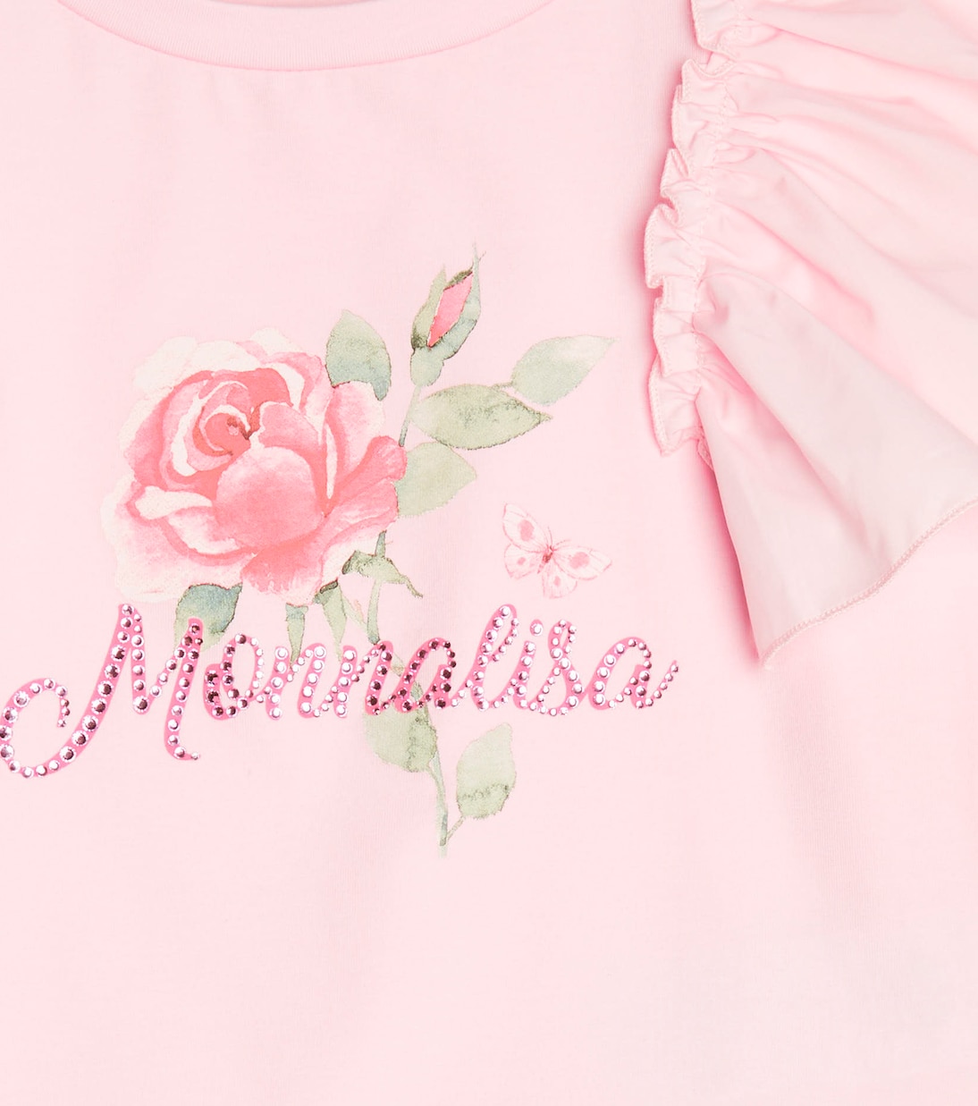 Camiseta en punto de mezcla de algodón | Monnalisa
