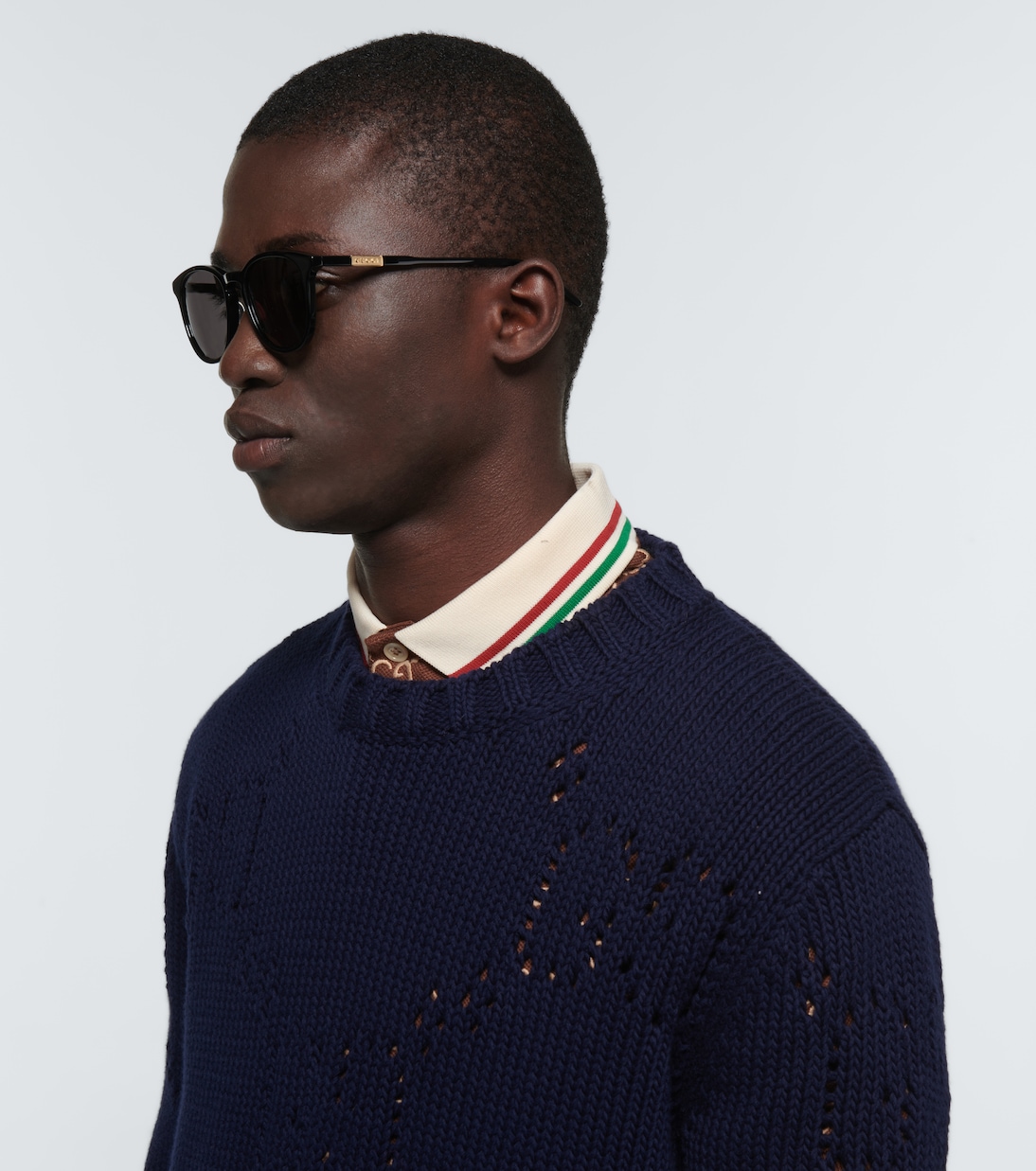 Occhiali da sole in acetato e metallo | Gucci