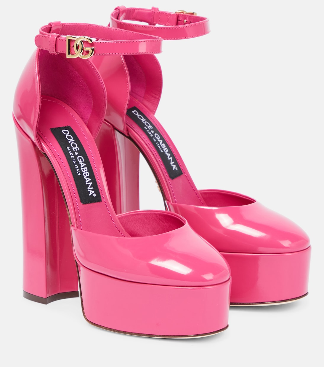 Sandalias de piel con plataforma | Dolce&Gabbana