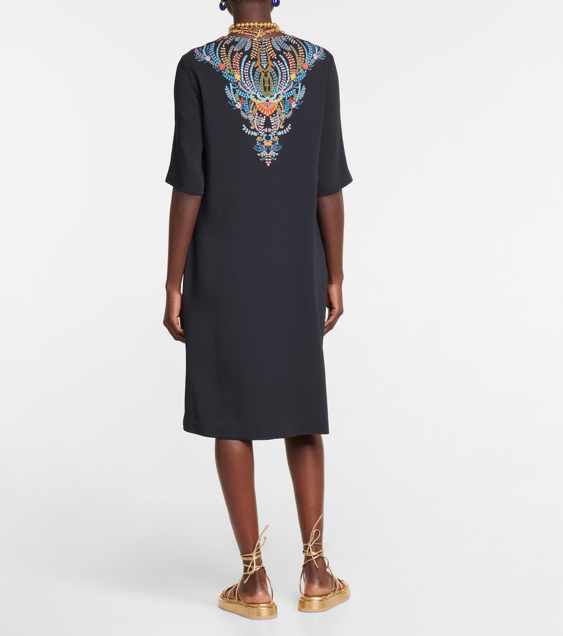 Printed jersey tunic dress | Etro