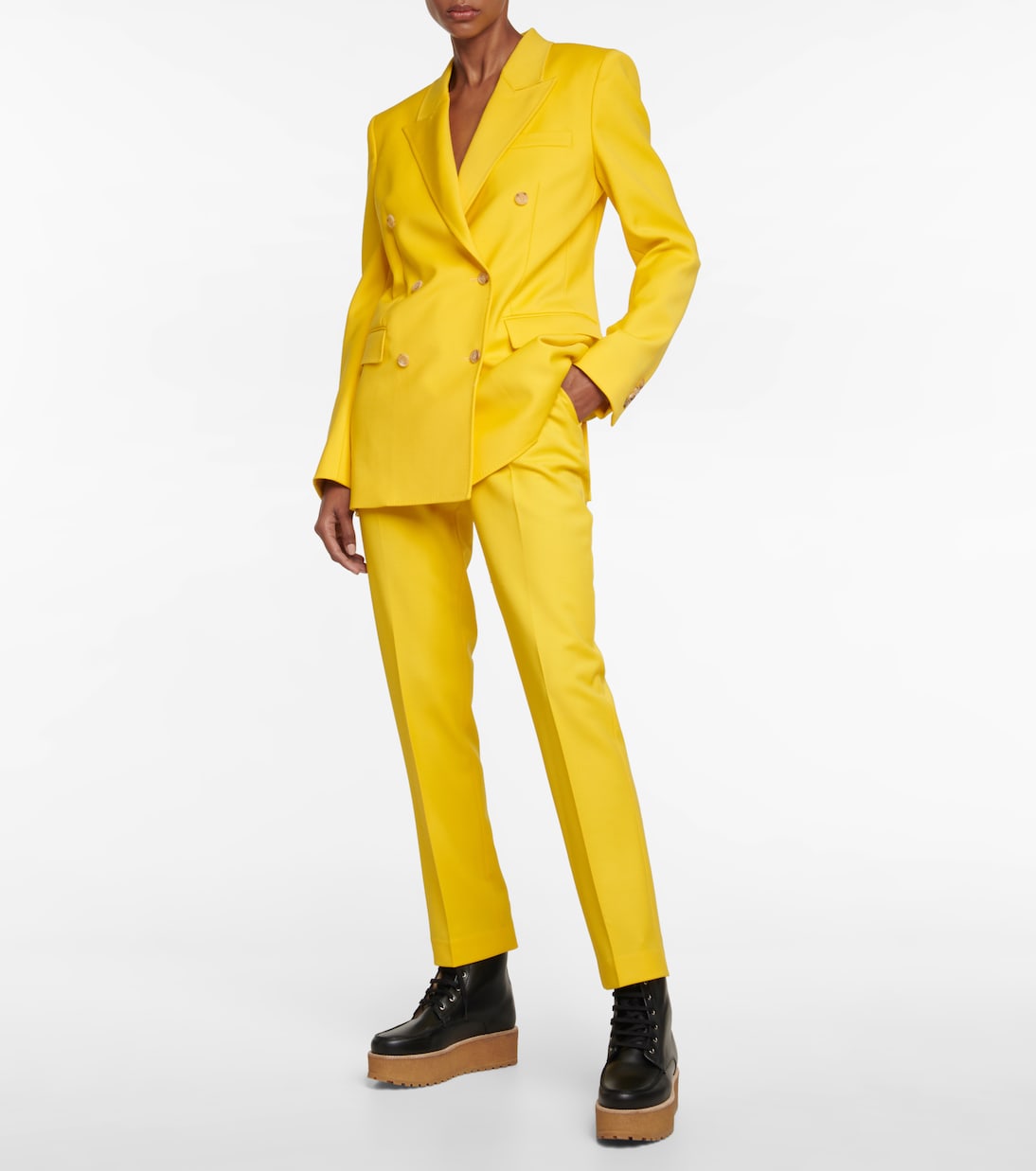 Blazer en laine mélangée | Gabriela Hearst