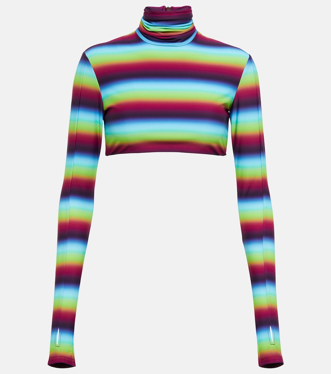 Cropped-Top aus Crêpe | Alex Perry