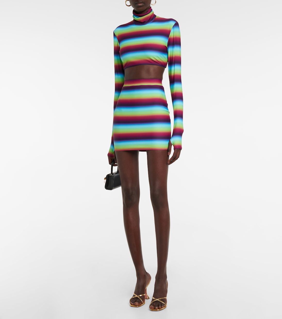 Cropped-Top aus Crêpe | Alex Perry
