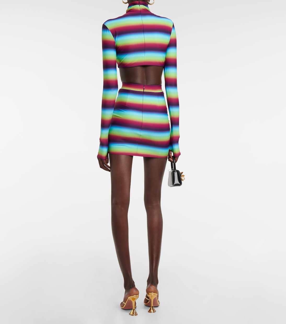 Cropped-Top aus Crêpe | Alex Perry