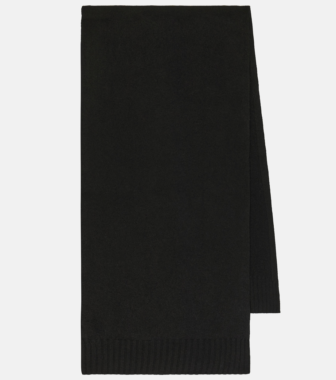 Sciarpa in lana con dettaglio a coste | Jil Sander