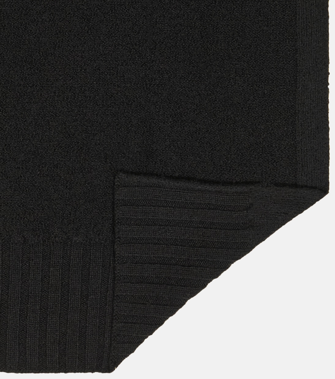 Sciarpa in lana con dettaglio a coste | Jil Sander