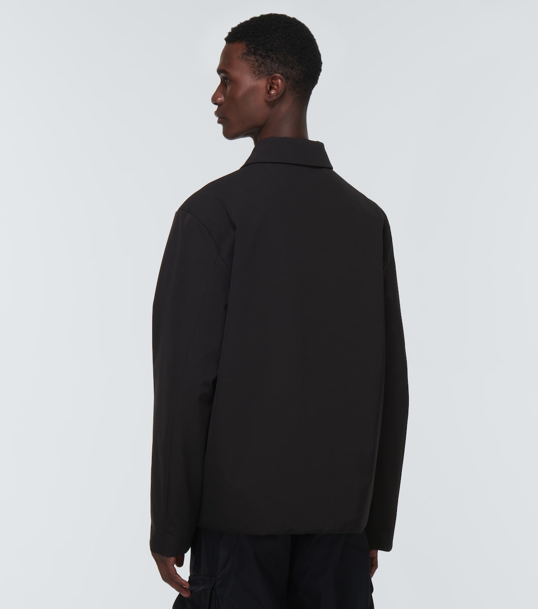 Giacca camicia in Re-nylon con zip | Prada