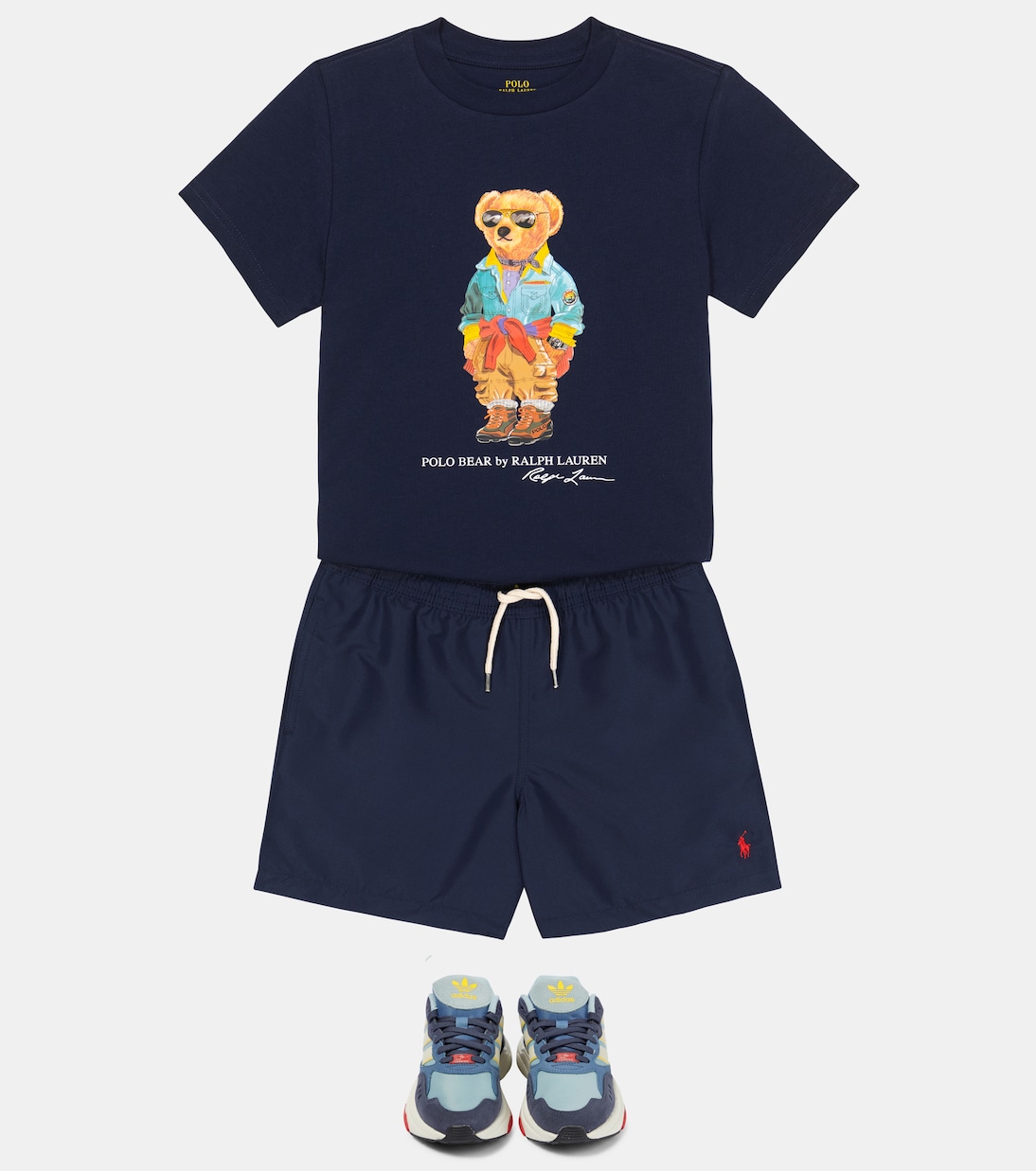 Traveler embroidered swim trunks | Polo Ralph Lauren Kids