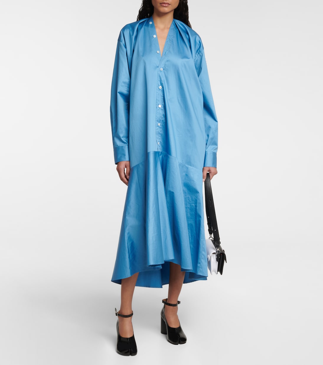 Midikleid aus Baumwolle | MM6 Maison Margiela