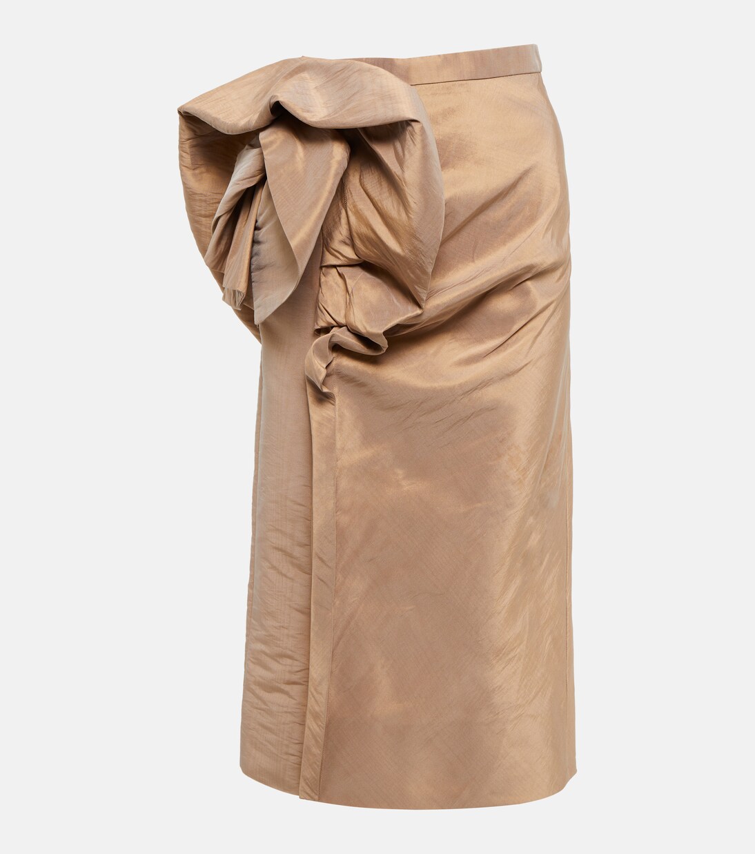 Falda midi drapeada | Maison Margiela