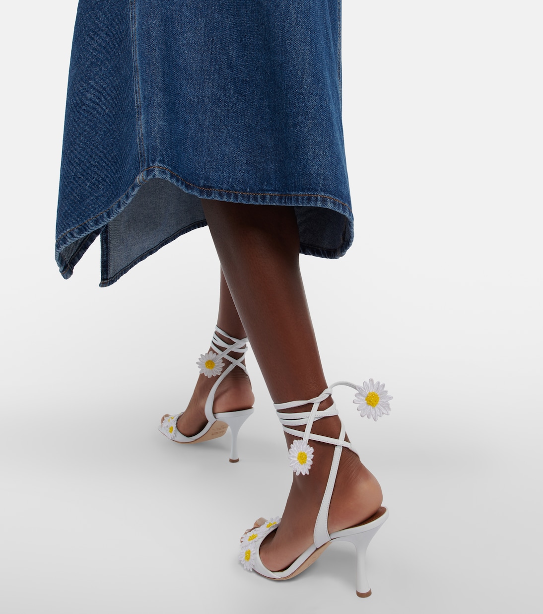 x Emily in Paris Mindy embellished leather sandals | Malone Souliers
