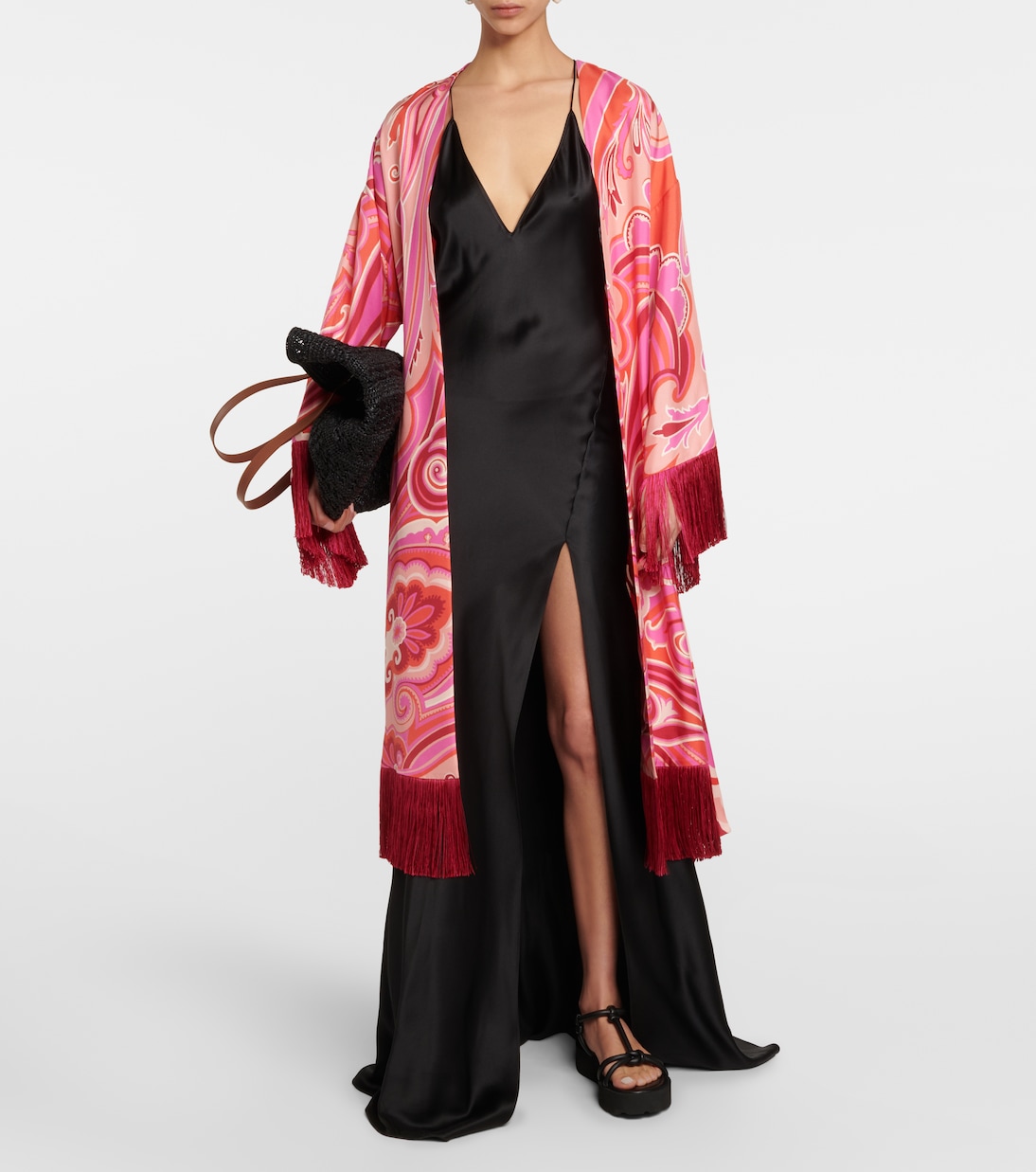 Knotted leather platform sandals | Gianvito Rossi