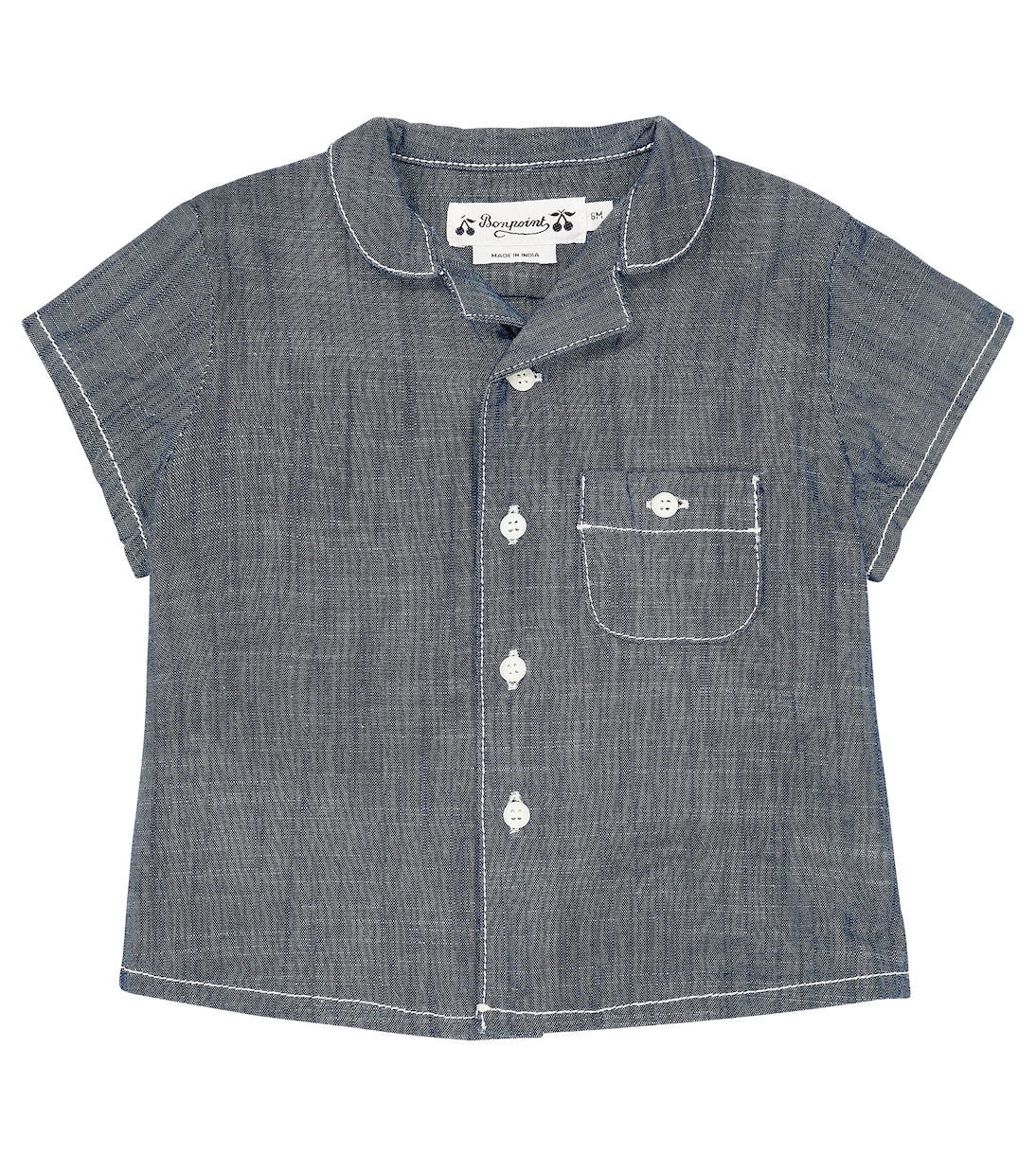 Baby - Camicia Gerald in chambray | Bonpoint