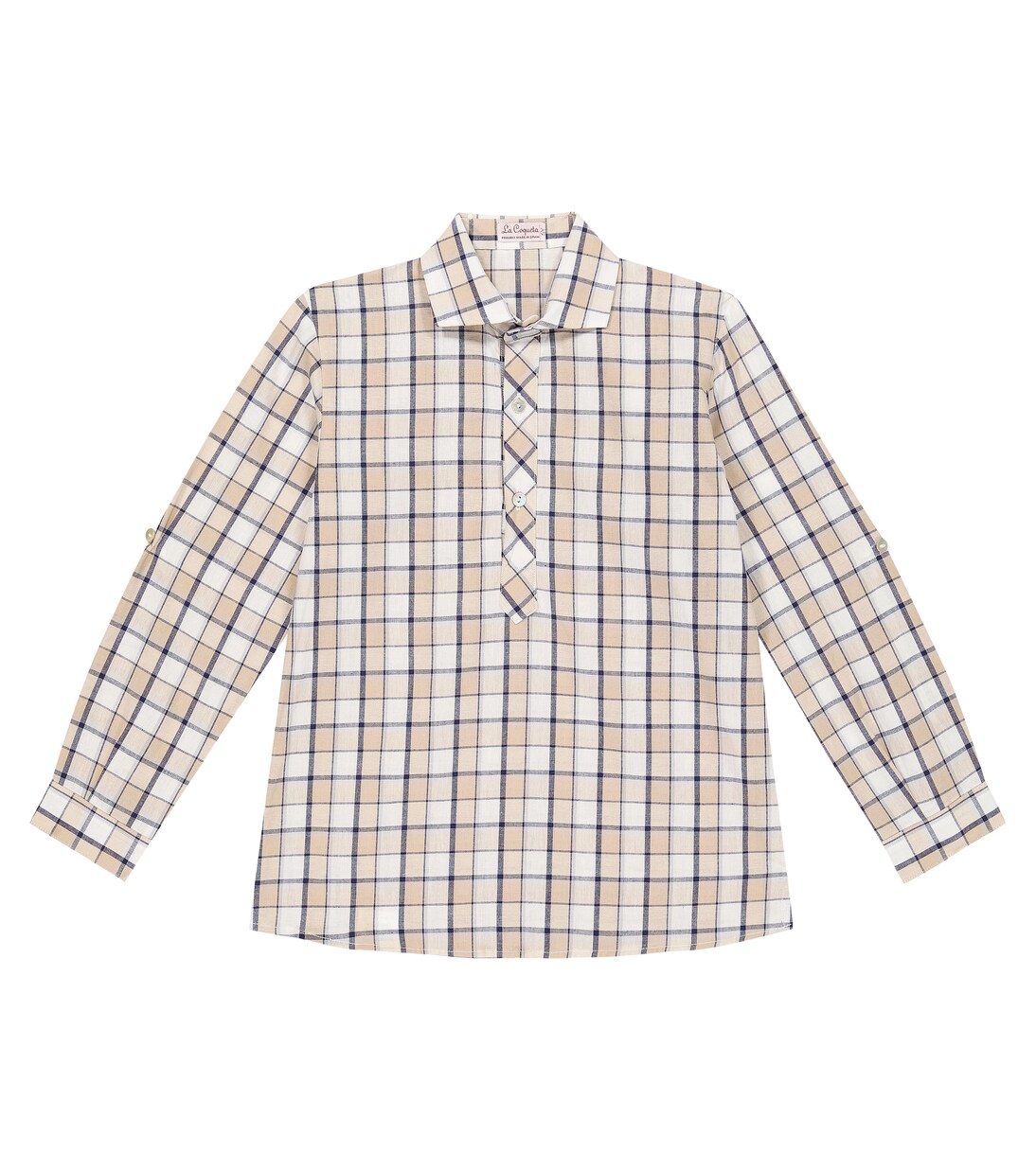 Camisa Miguel de algodón a cuadros | La Coqueta