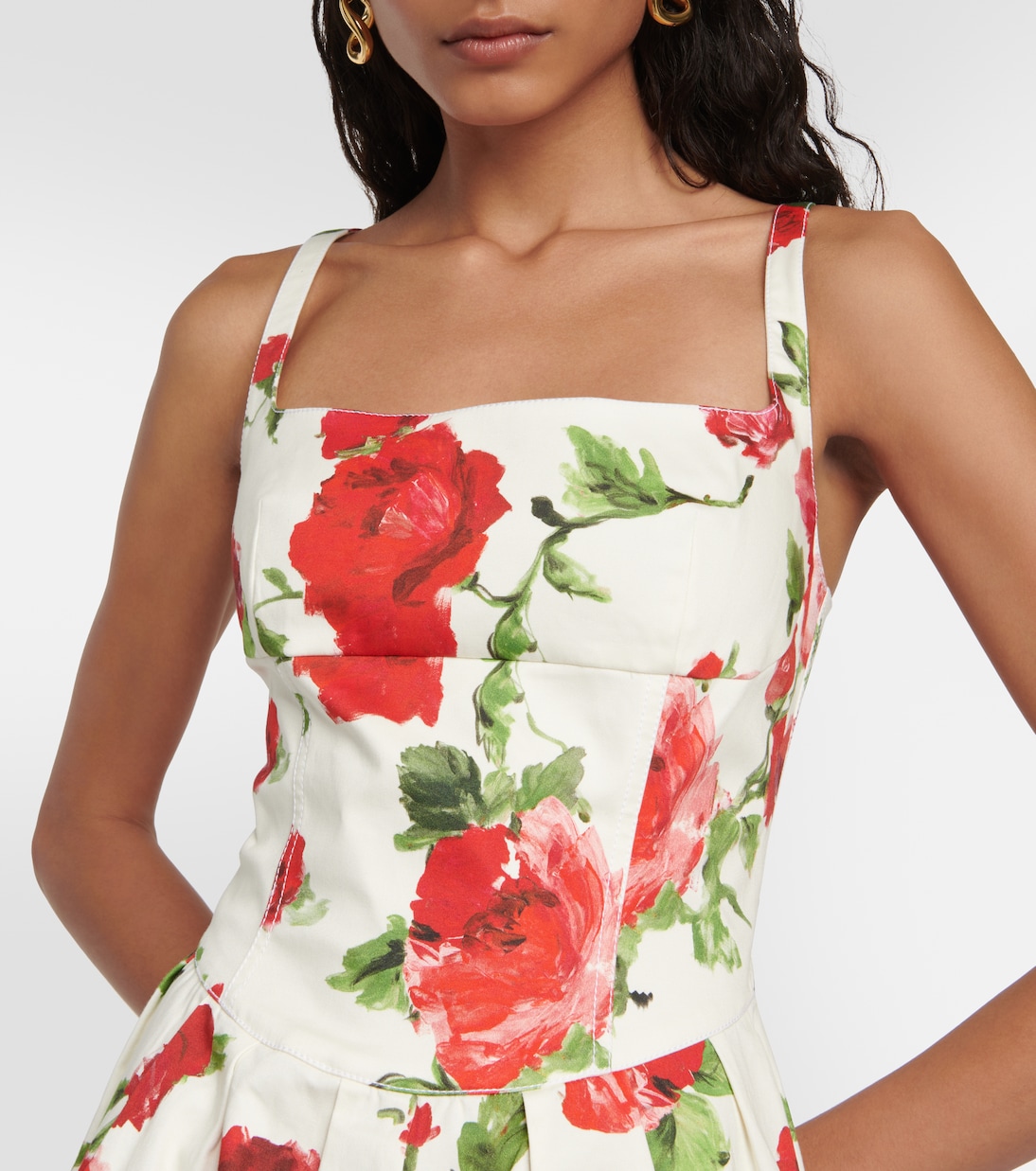 Minikleid aus einem Baumwollgemisch | Carolina Herrera