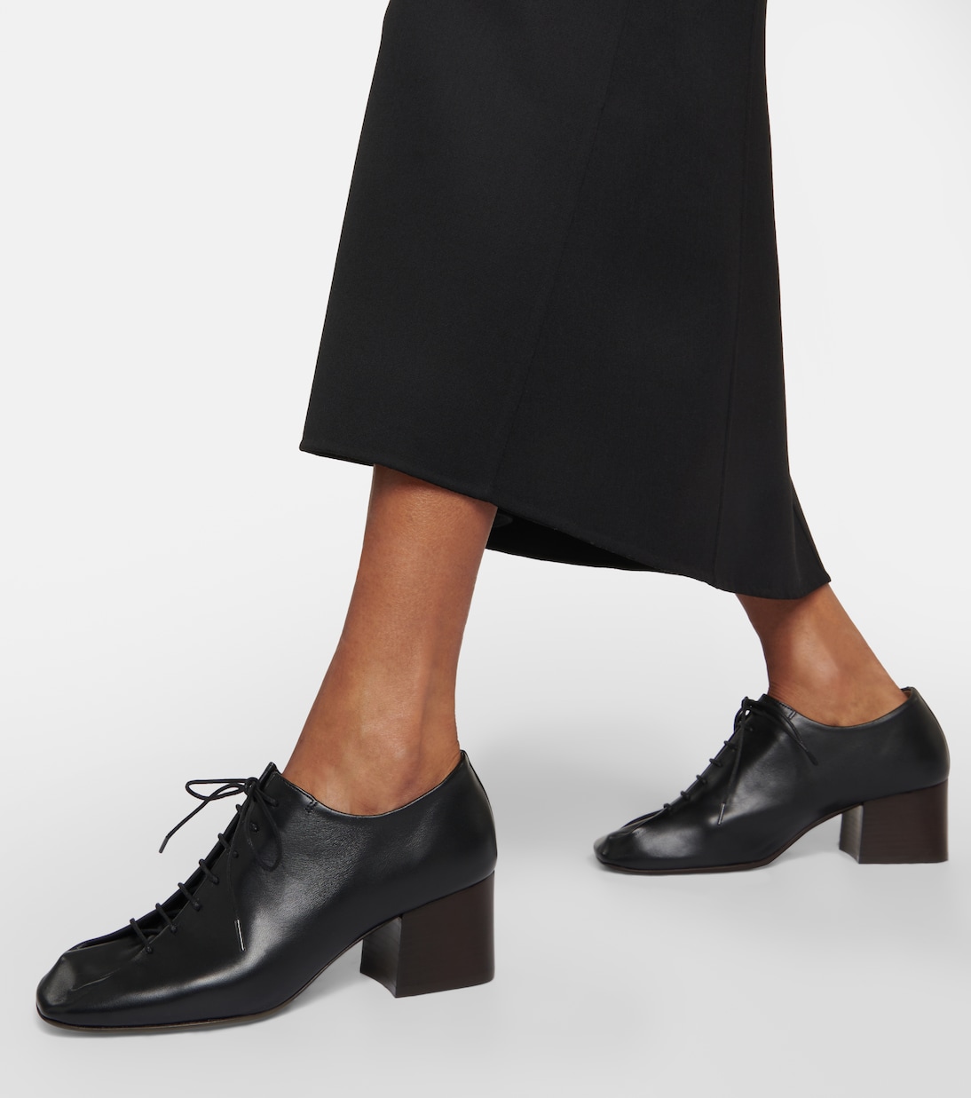 Pumps Souris stringate in pelle | Lemaire