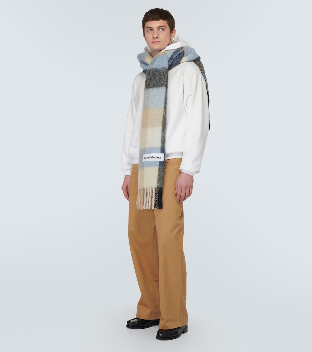 Sudadera en mezcla de algodón con logo | Acne Studios