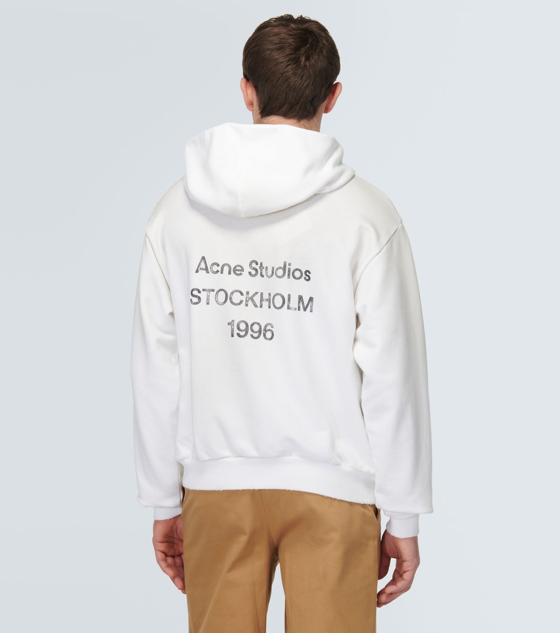 Sudadera en mezcla de algodón con logo | Acne Studios