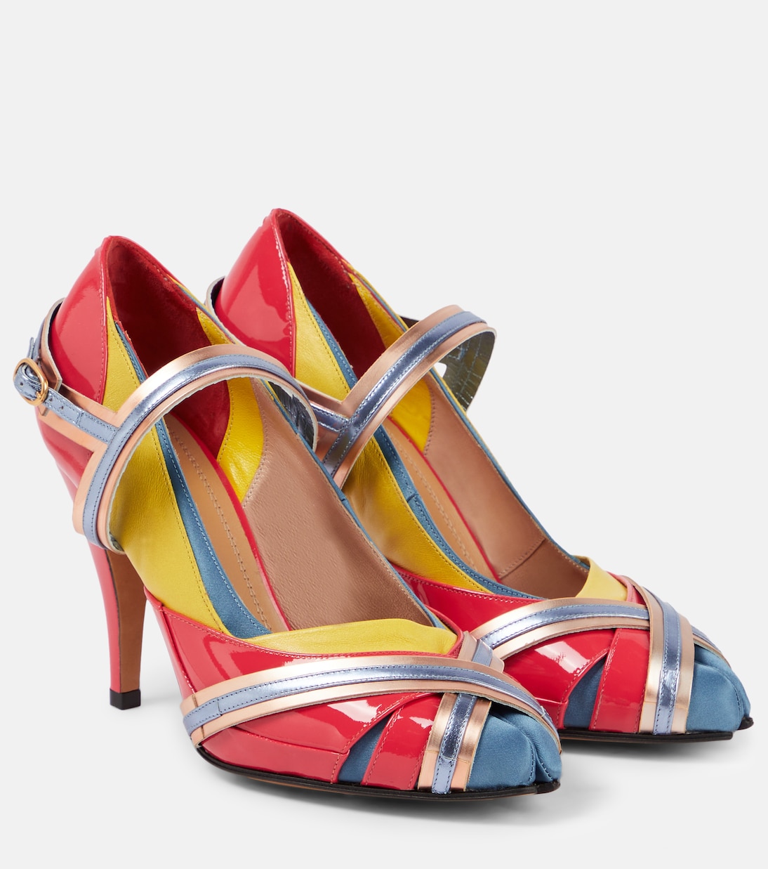 Salones Tabi de piel adornada | Maison Margiela