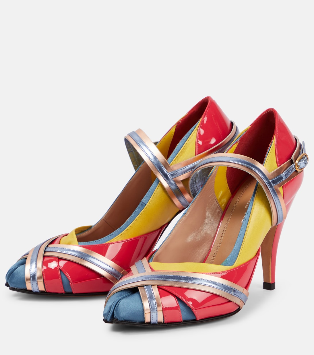 Salones Tabi de piel adornada | Maison Margiela
