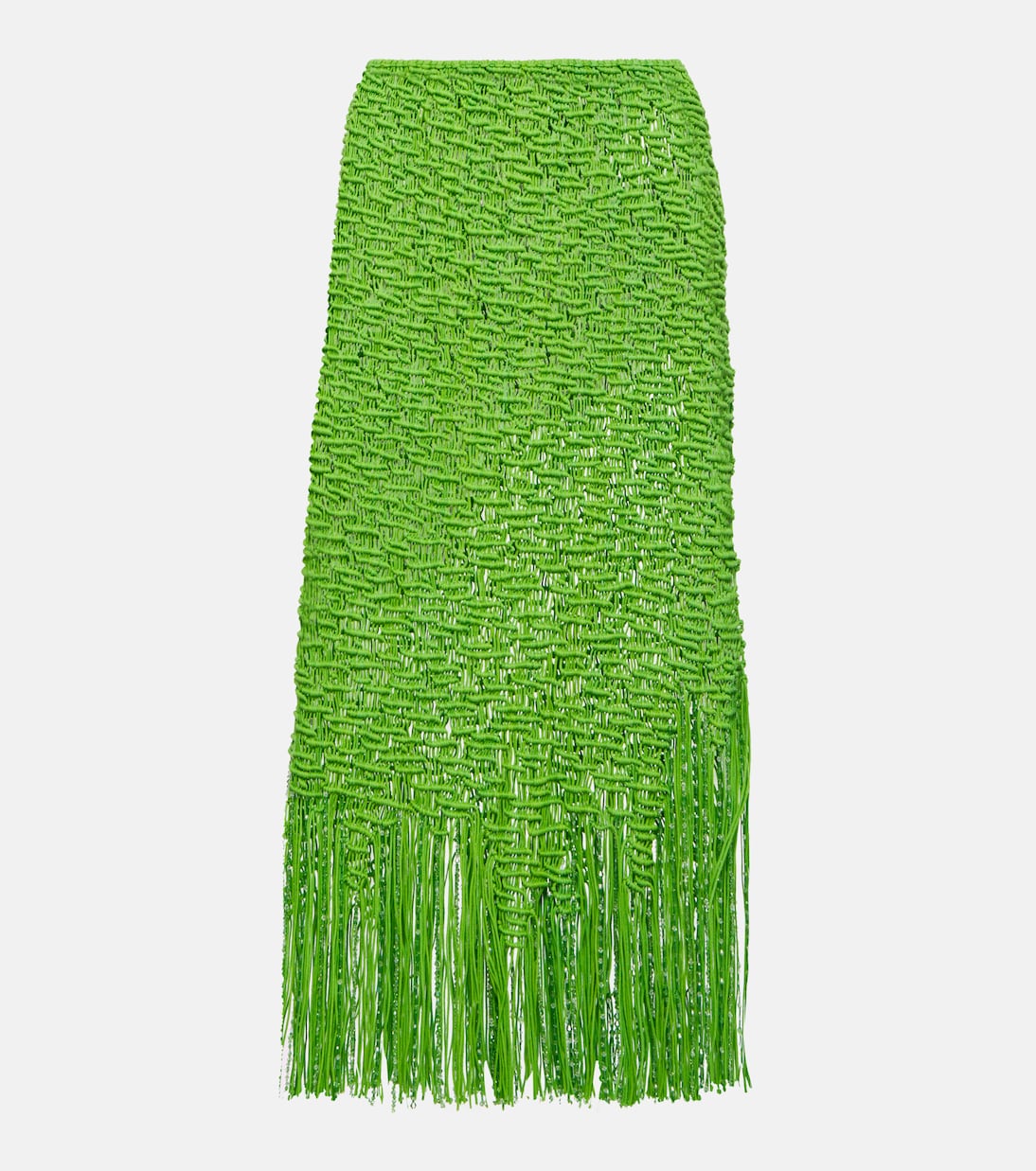 Element fringed cotton midi skirt | Roberta Einer