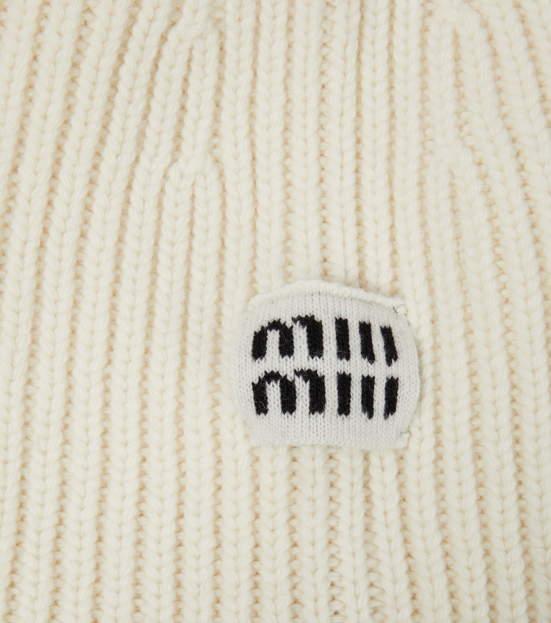 Wool-blend ski mask | Miu Miu