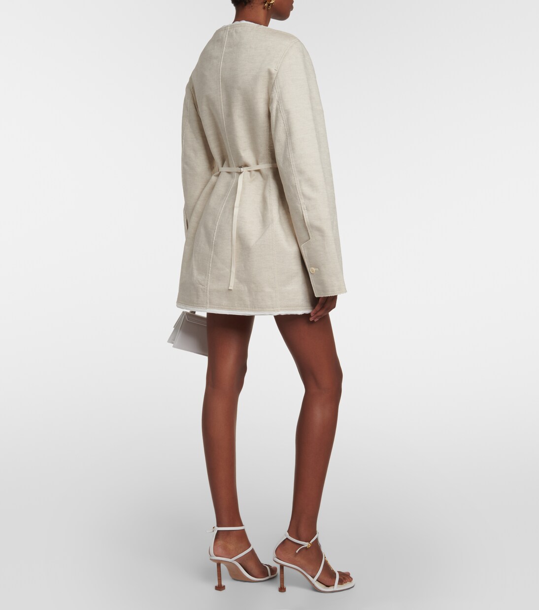 La Robe Peplo羊毛混纺迷你连衣裙 | Jacquemus