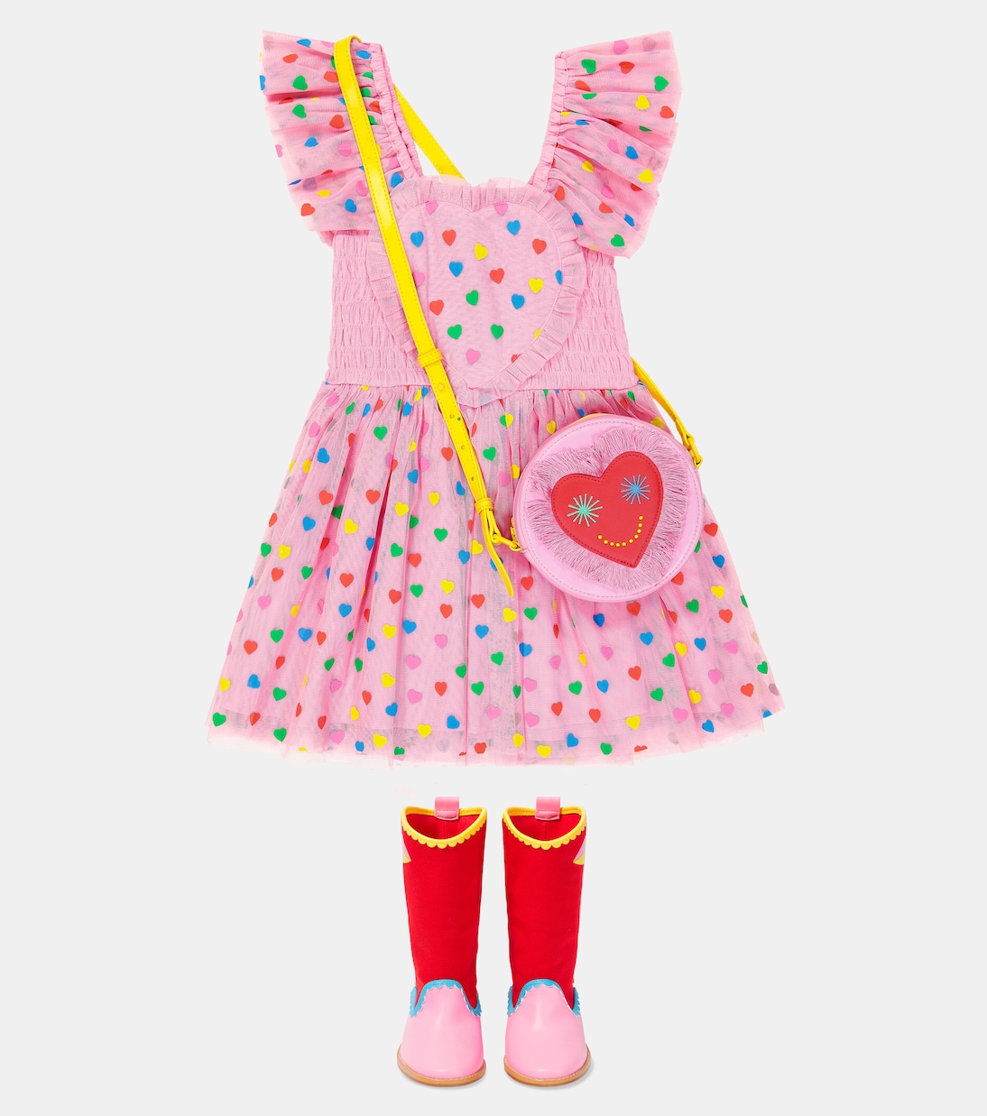 Borsa a tracolla con ricamo | Stella McCartney Kids