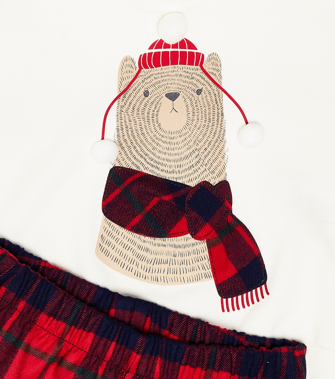 Baby printed fleece hoodie and pant set | Il Gufo