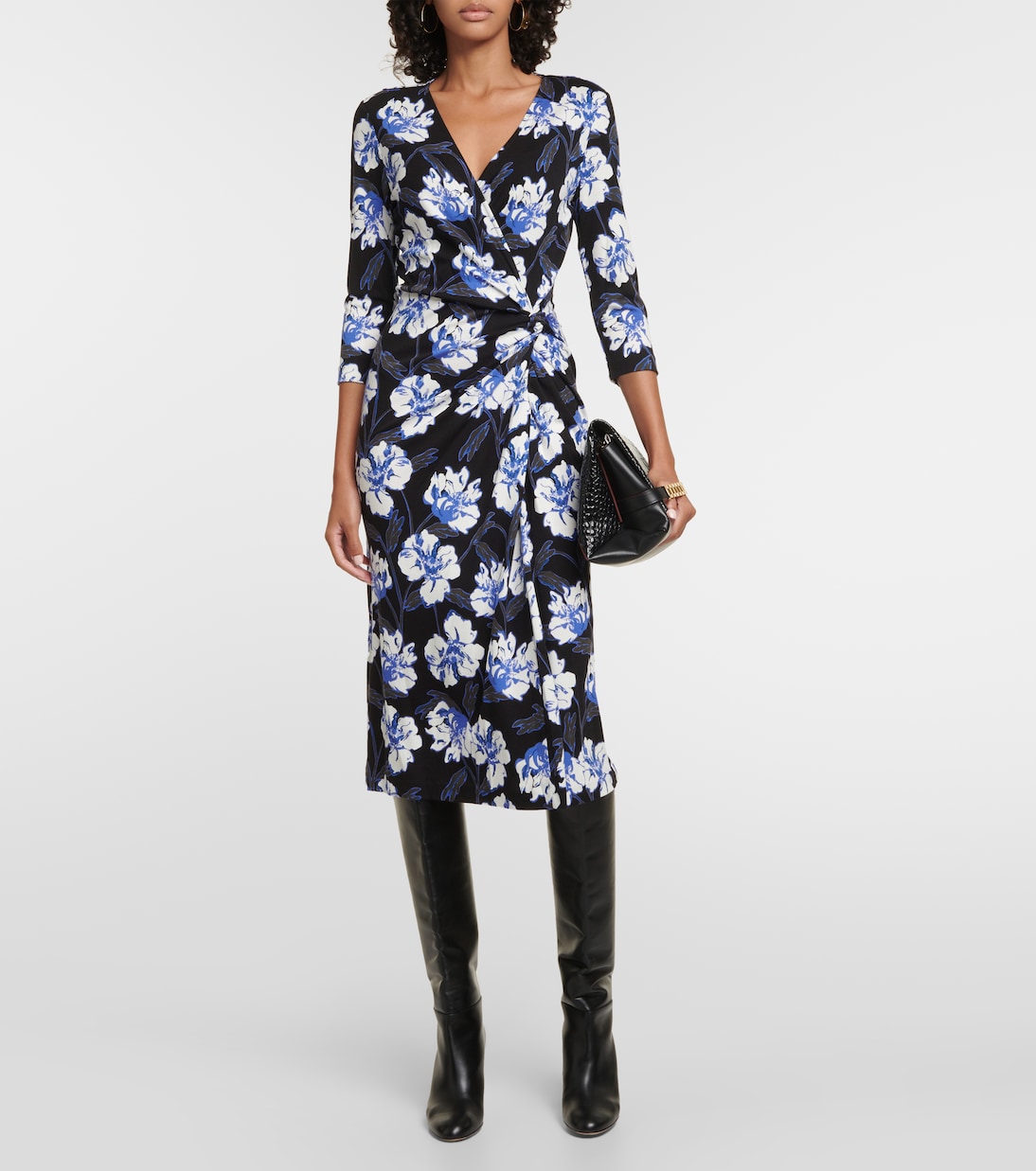 Abito midi Borris con stampa | Diane von Furstenberg