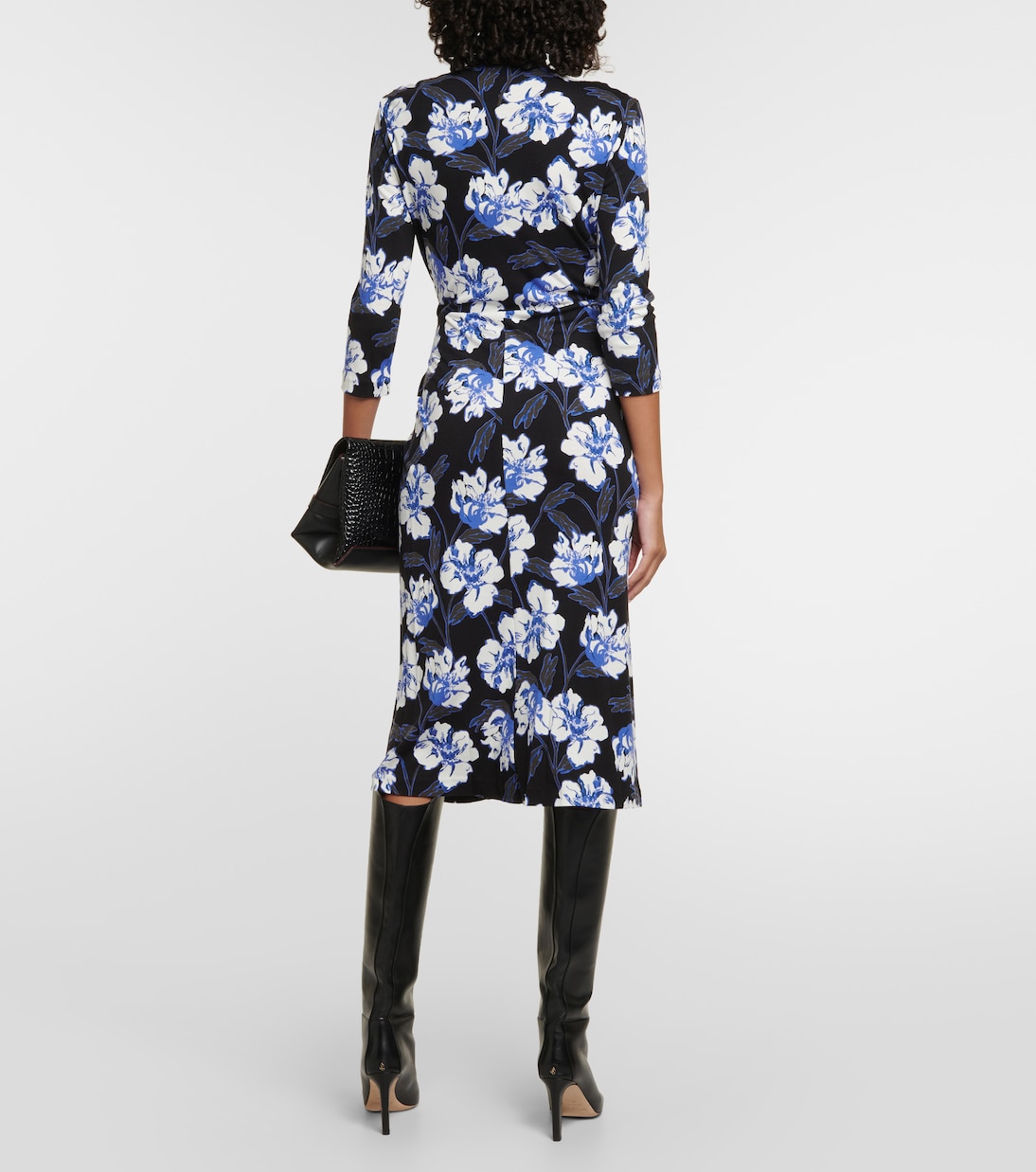 Abito midi Borris con stampa | Diane von Furstenberg