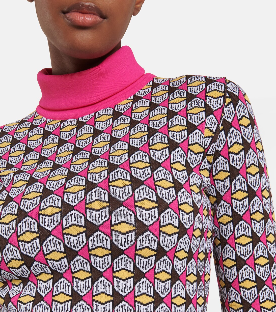 Logo turtleneck sweater | Jet Set