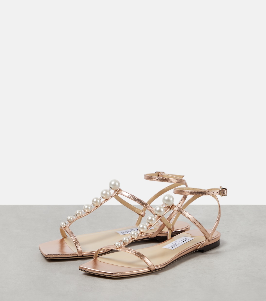 Sandales Amari en cuir à ornements | Jimmy Choo
