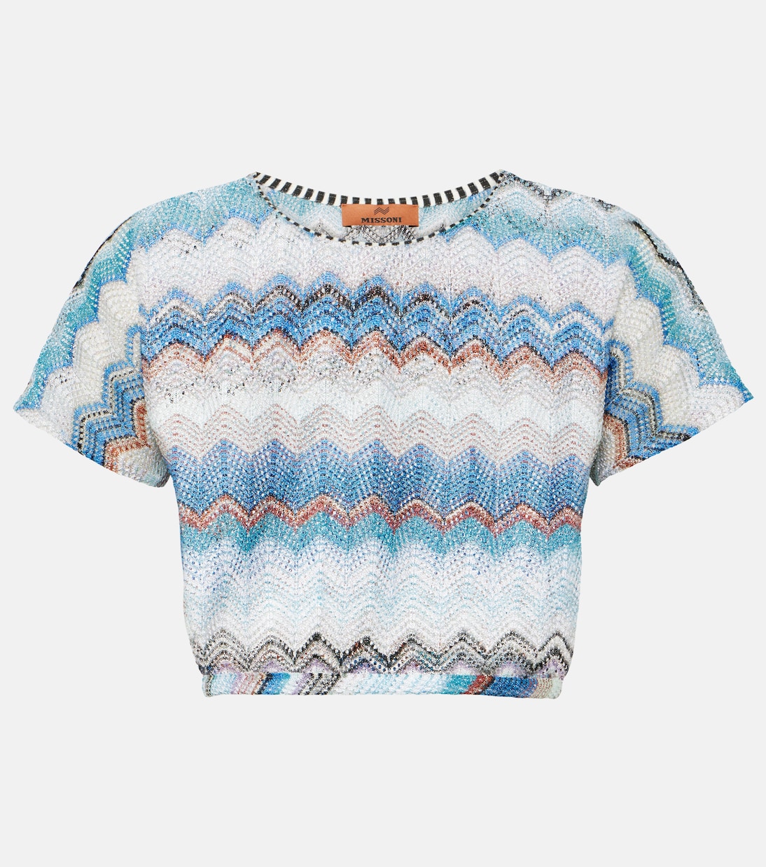 Crop top de punto calado zigzag | Missoni Mare